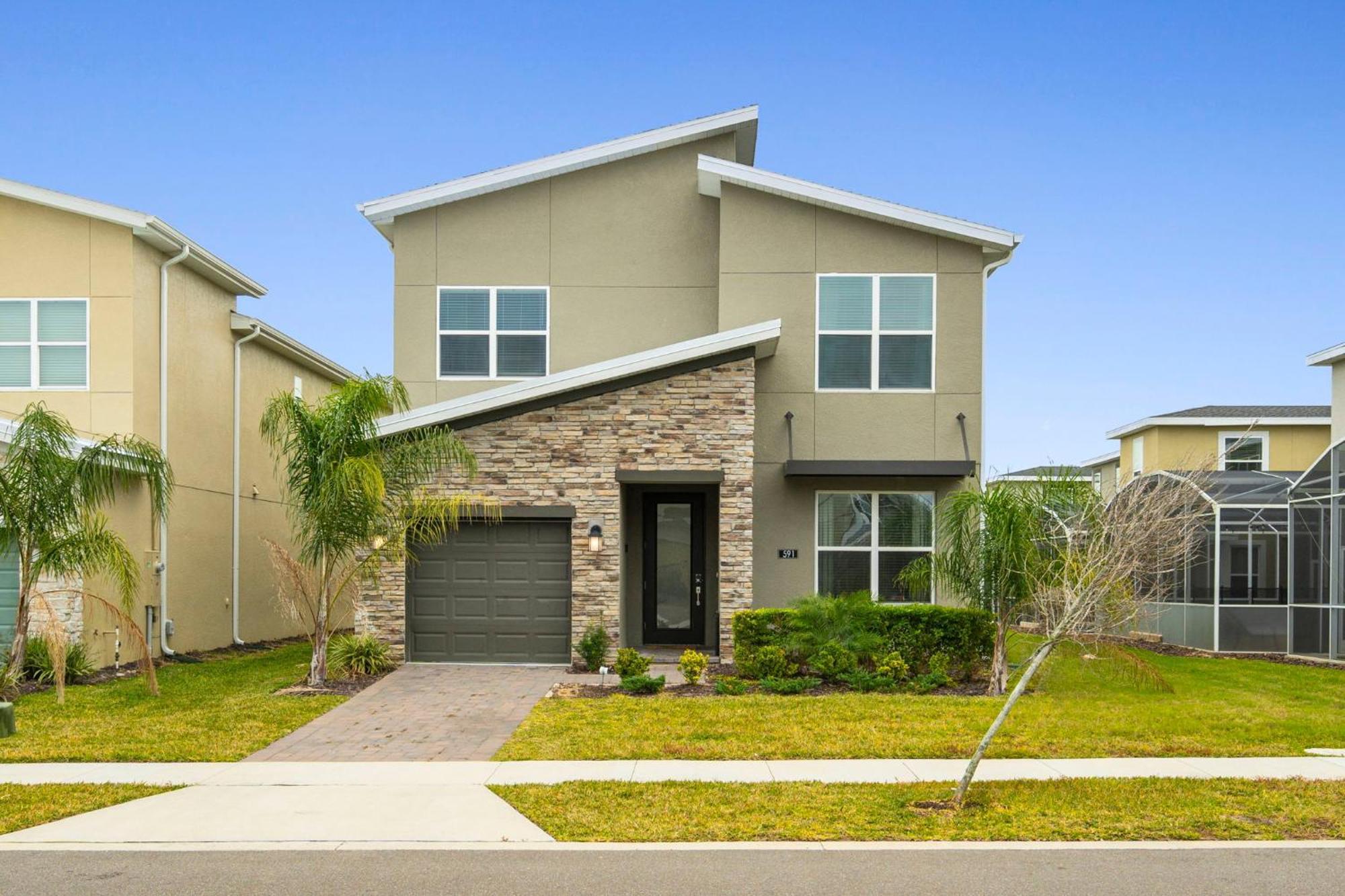Gorgeous 5 Bd Home W Private Pool Next To Disney Kissimmee Kültér fotó