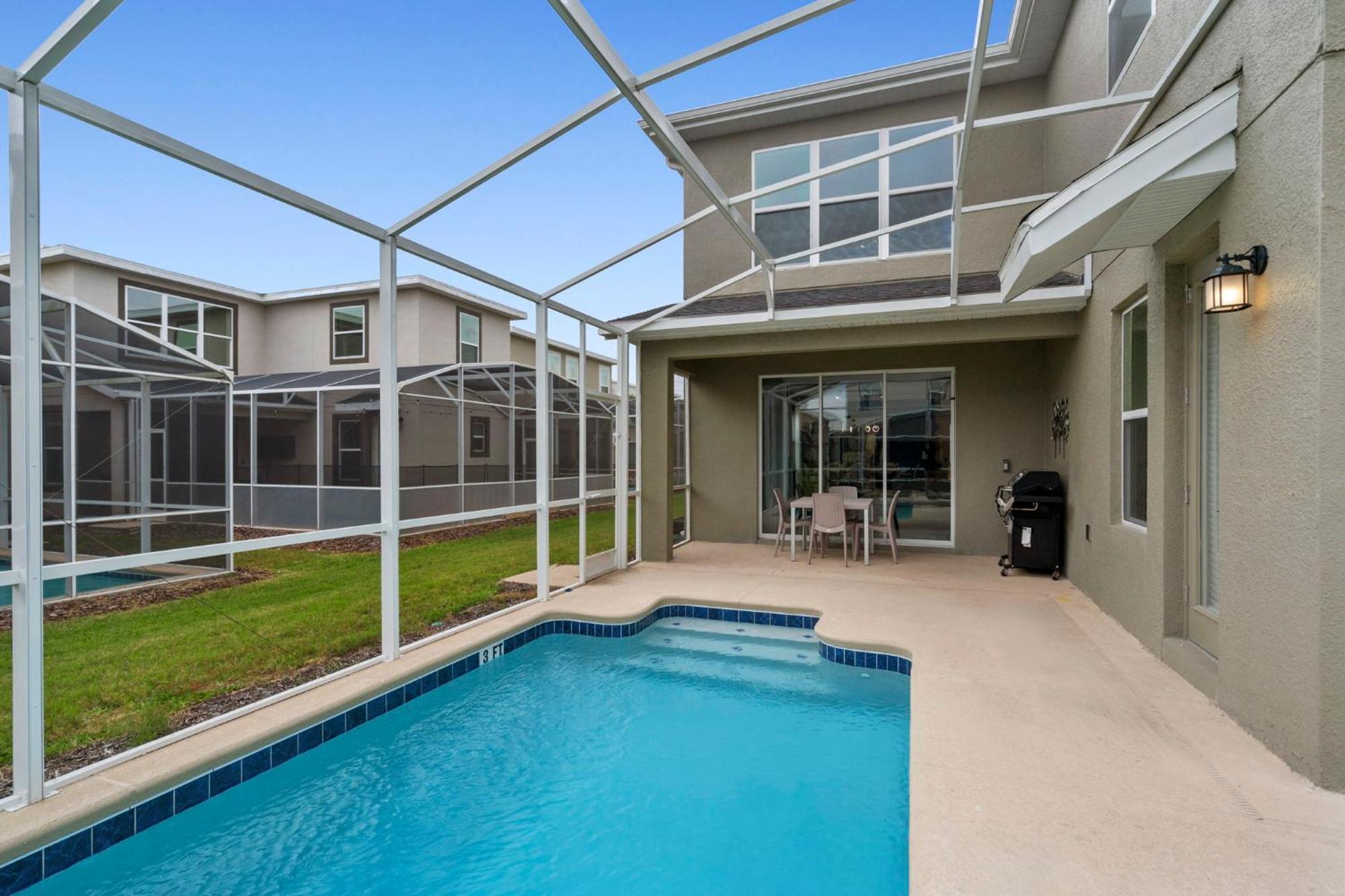 Gorgeous 5 Bd Home W Private Pool Next To Disney Kissimmee Kültér fotó